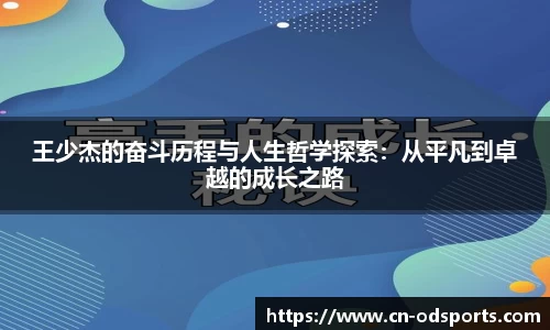 王少杰的奋斗历程与人生哲学探索：从平凡到卓越的成长之路